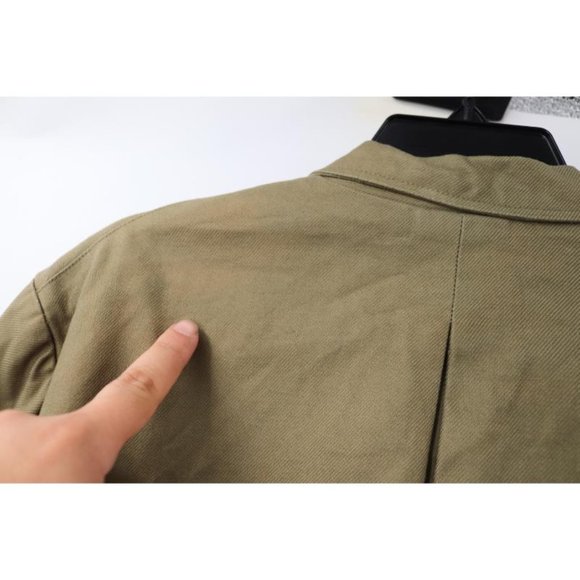 Former japanese Army nakata Replica jacket mens 1 Tokyo ueno golden button green - Picture 6 of 15